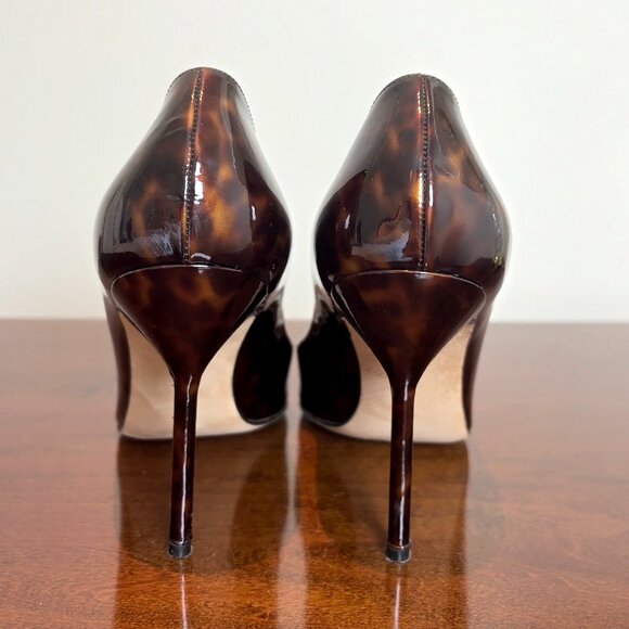 Manolo Blahnik Tortoiseshell Pumps - Picture 3 of 6